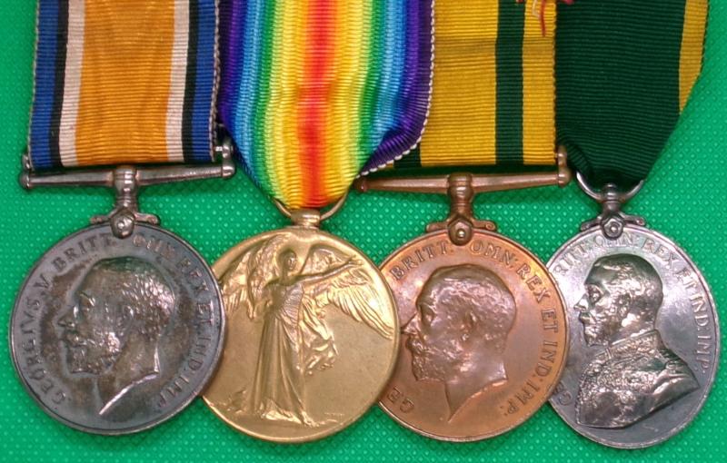 WW1 PAIR, TFWM & T.F.E.M, 9th LIVERPOOL REGIMENT