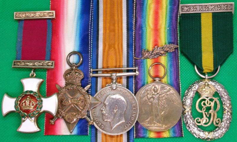 WW1 ARMY CHAPLAINS DEPARTMENT, D.S.O & TD GROUP, M.I.D X 4, SERVED WITH 1st R.SCOTS & 1st A&S.HIGHRS