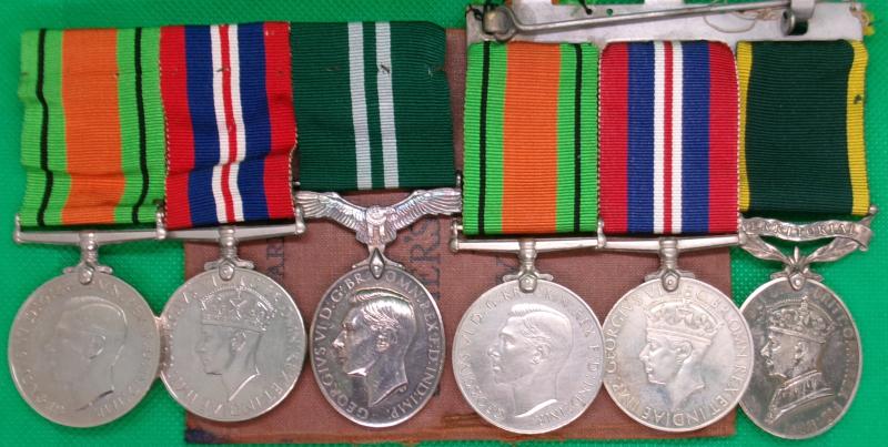 WW2 FAMILY GROUP TO TWO SISTERS FROM EDINBURGH, W.A.A.F OFFICER & ATS, BOTH WITH EFFICIENCY MEDALS