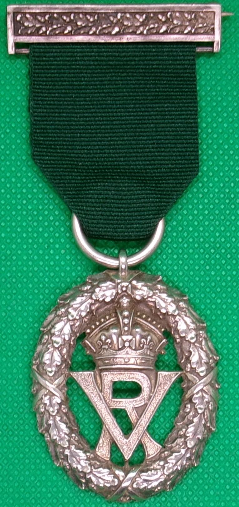 VOLUNTEER OFFICERS DECORATION (VD) HALLMARKED 1893