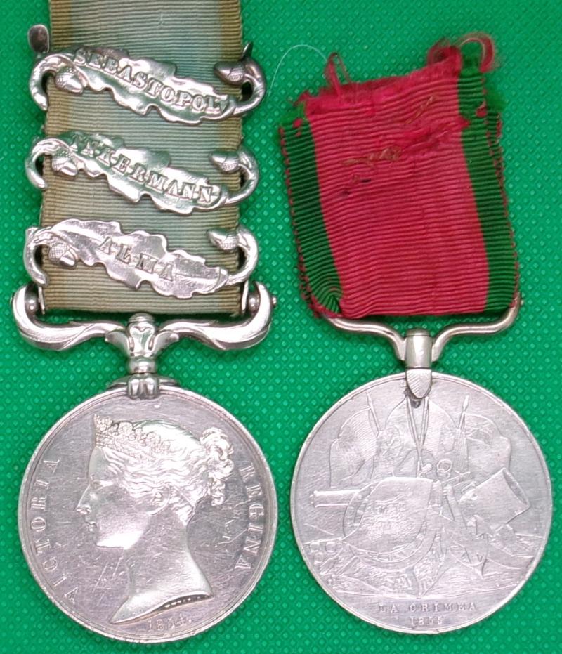 3 BAR CRIMEA PAIR, 88th REGT / CONNAUGHT RANGERS