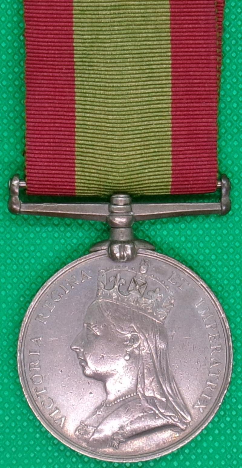NO BAR AFGHANISTAN 1878-80, 63rd REGIMENT / MANCHESTER.REGT