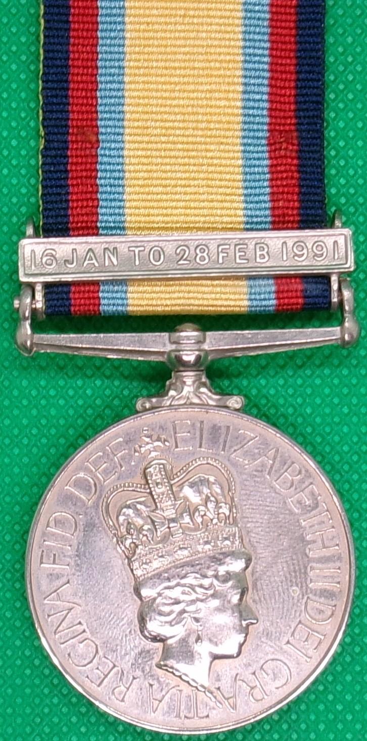 1991 GULF MEDAL WITH 16 JAN TO 28 FEB 1991 CLASP, R.E.M.E