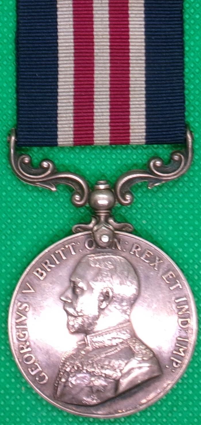GVR 1st TYPE WW1 MILITARY MEDAL, 7th EAST YORKSHIRE REGIMENT