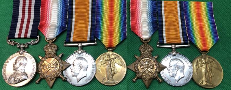 2ND & 5th ROYAL SUSSEX REGIMENT FAMILY GROUP, MILITARY MEDAL (MM) & TRIO & BROTHERS 1914 TRIO, FROM HASTINGS